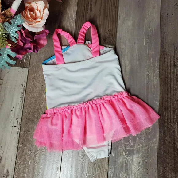 Penelopemack Ltd. Toddler Girl One Piece Unicorn Tutu Swimsuit Size 2T EUC - Picture 9 of 9